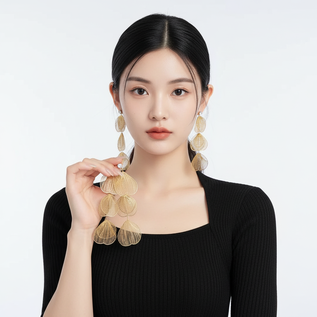 Leaf Dangler Earrings