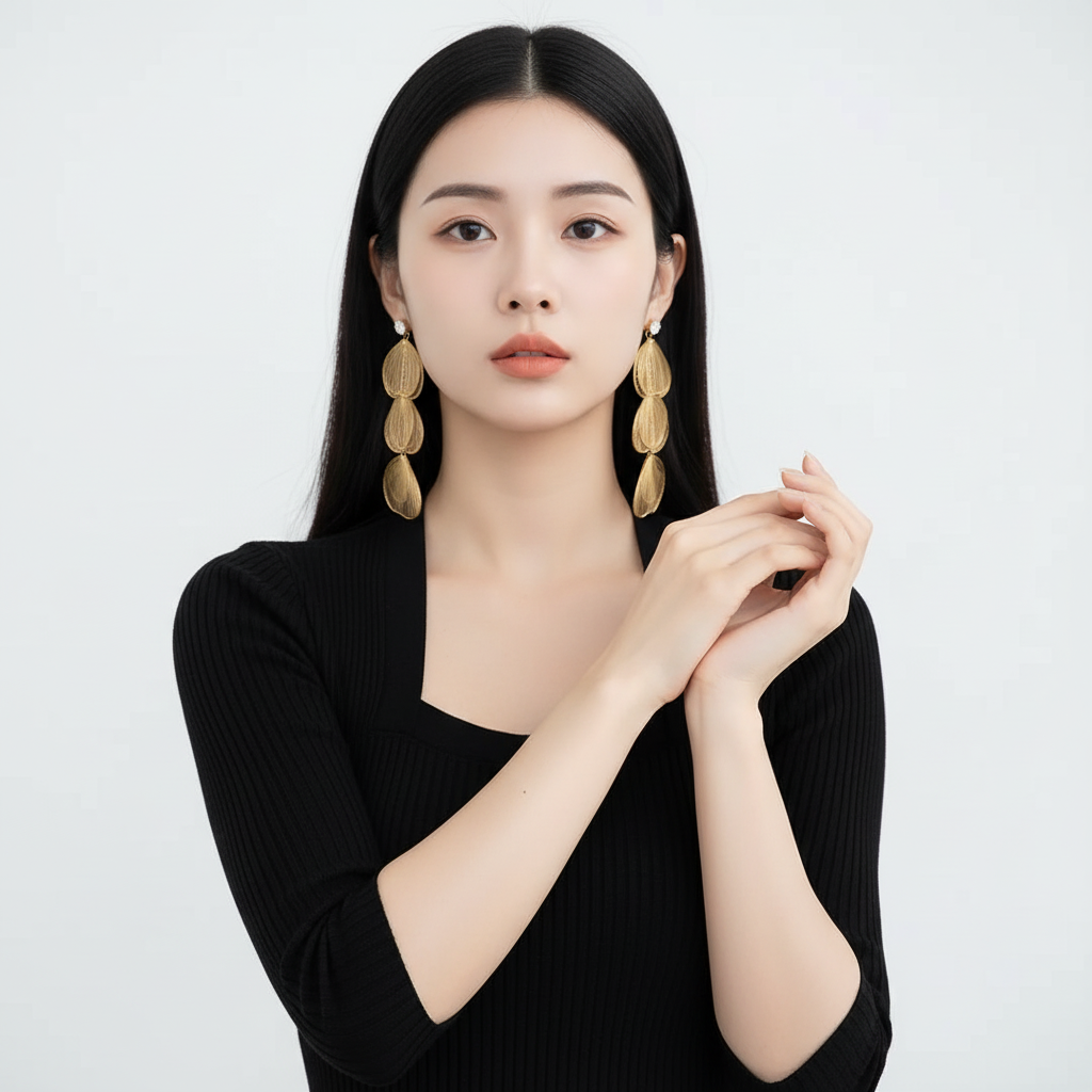 Leaf Dangler Earrings