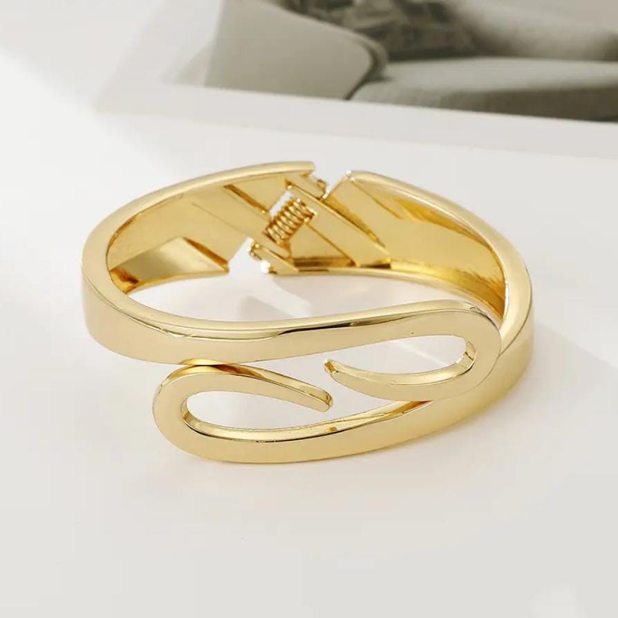 Gold Open Cuff Bracelet