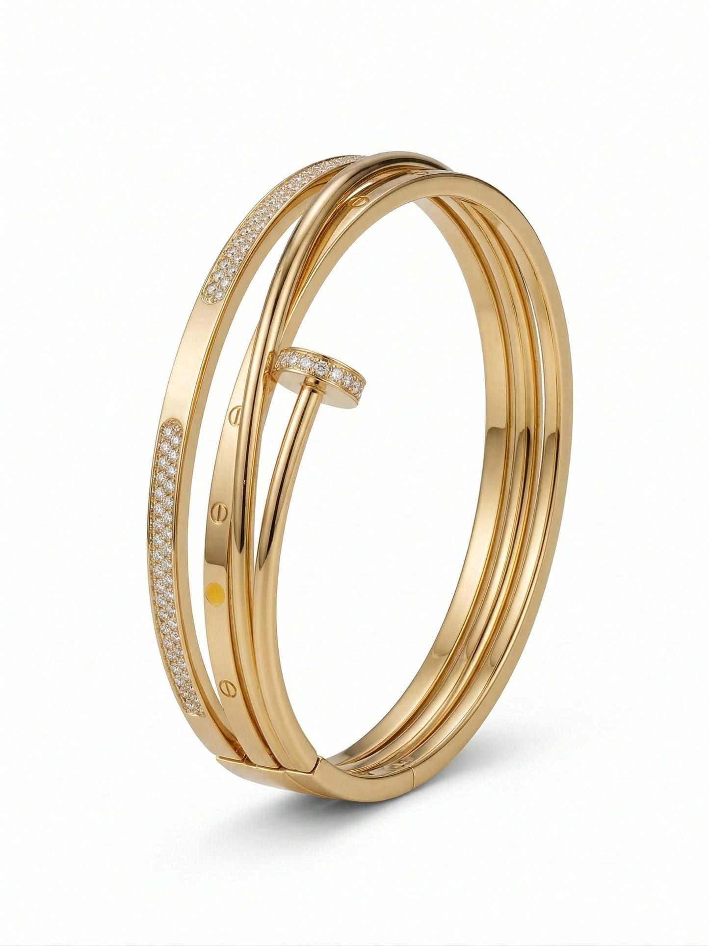 Multi-Layer Nail Kada Bracelet