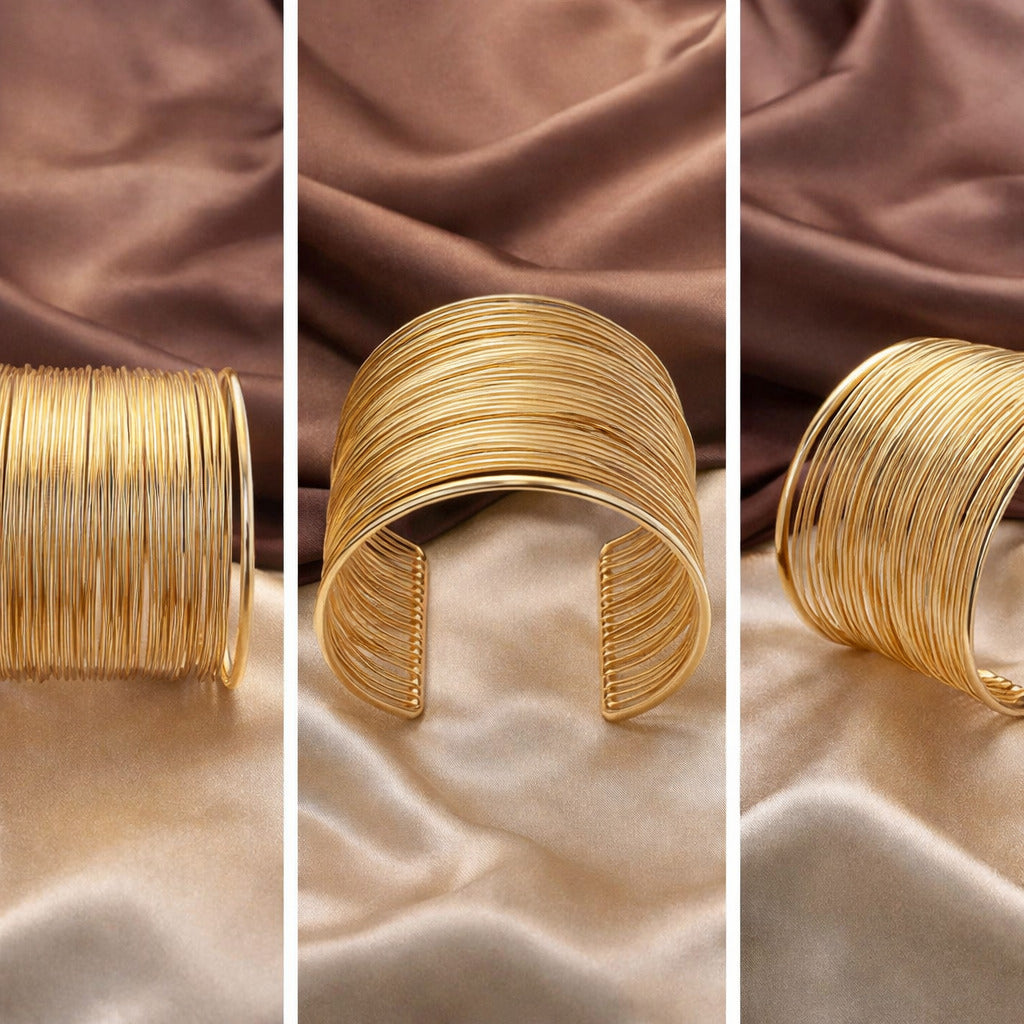Wire Statement Kada Bangle Cuff