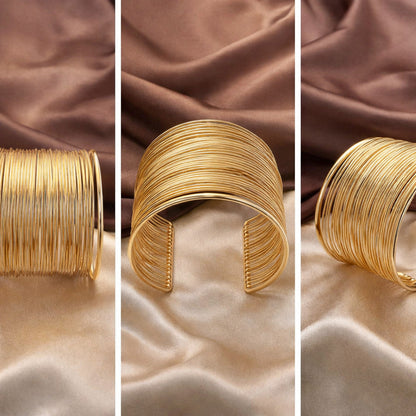 Wire Statement Kada Bangle Cuff