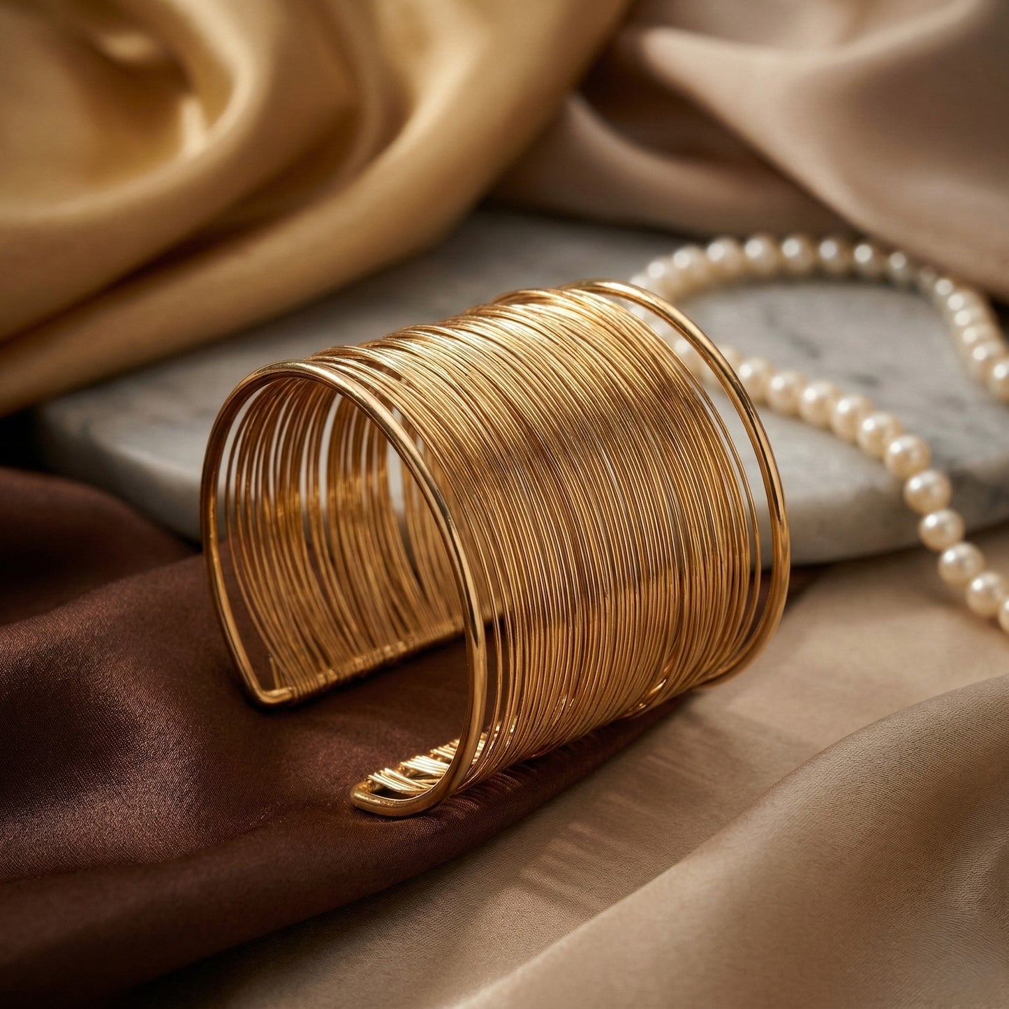 Wire Statement Kada Bangle Cuff