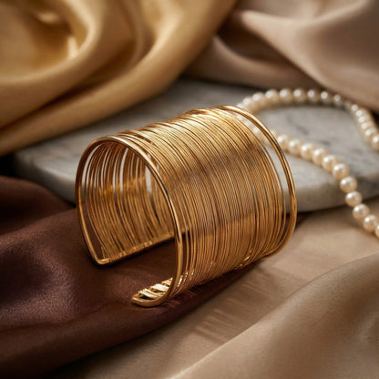 Wire Statement Kada Bangle Cuff