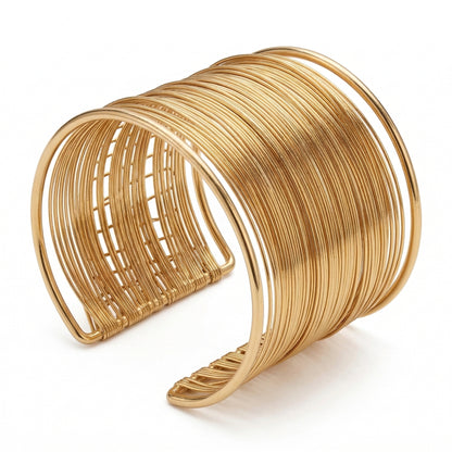 Wire Statement Kada Bangle Cuff