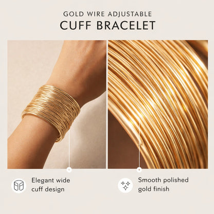Wire Statement Kada Bangle Cuff