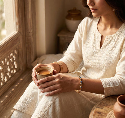 Evil Eye Bracelet with Magnetic Clasp