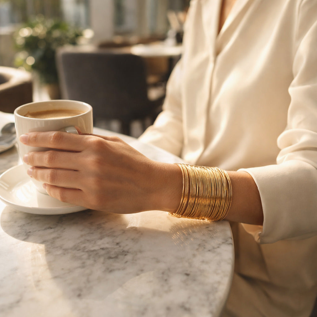 Wire Statement Kada Bangle Cuff