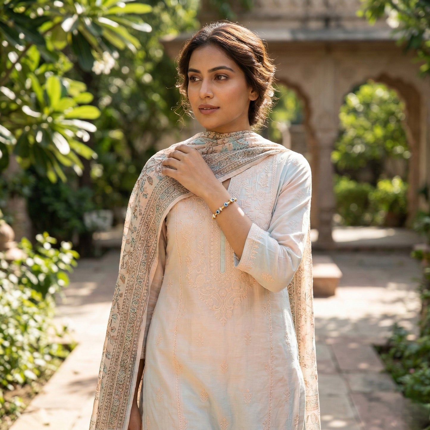 Evil Eye Bracelet with Magnetic Clasp