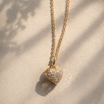 Golden Small Heart Necklace