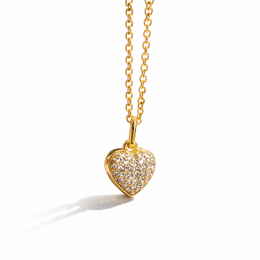 Golden Small Heart Necklace