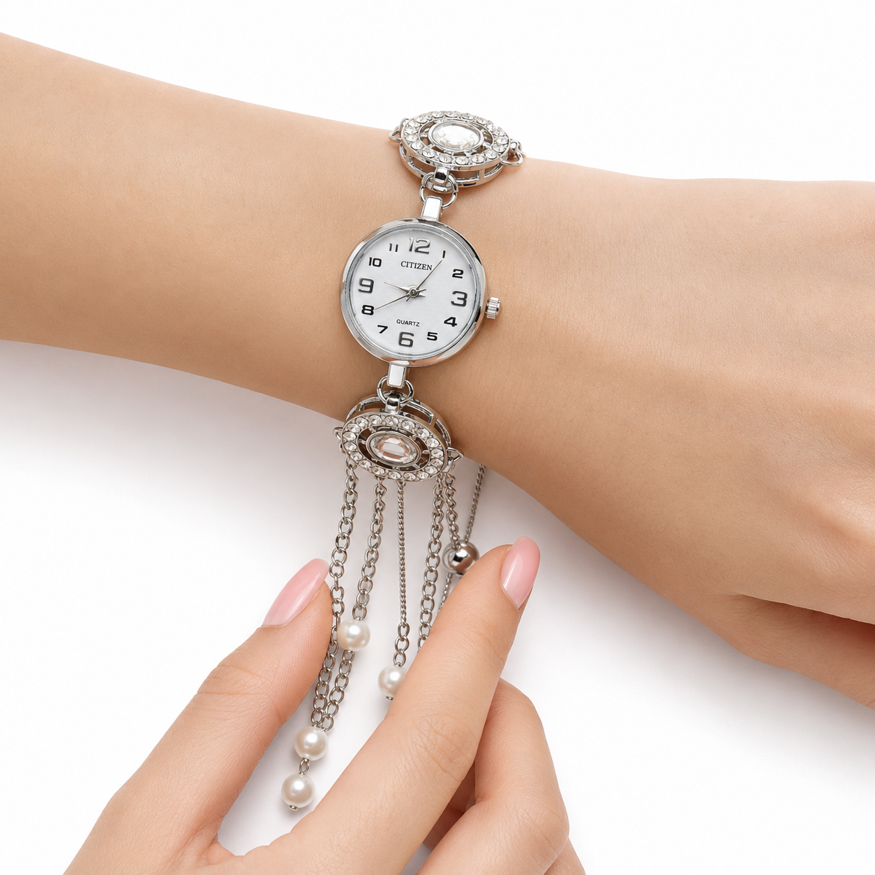 Silver Kashmiri Pull Bracelet