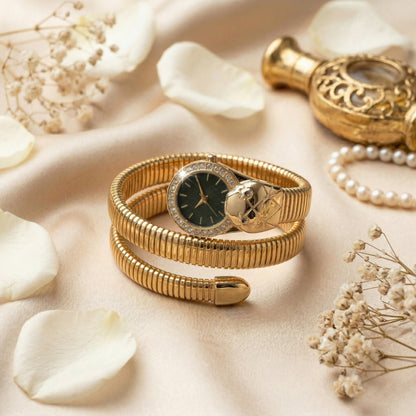 Serpenti Black Dial Watch