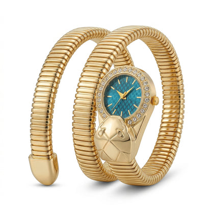 Serpenti Turquoise Dial Watch