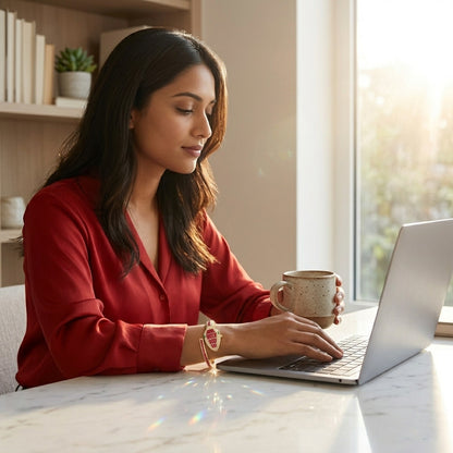 Red Bracelet Snake Watch Suitable for Medium Wrists
