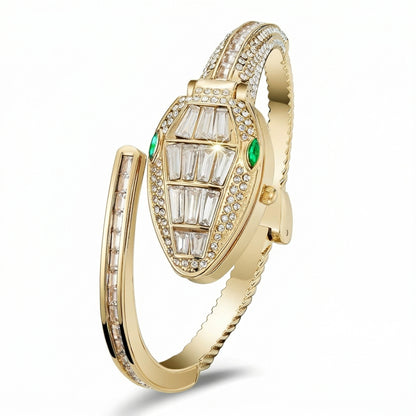 White Bracelet Snake Watch Suitable for Medium Wrists