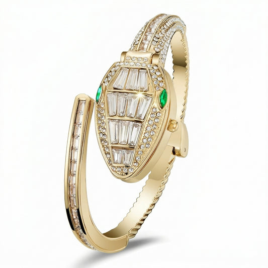 White Bracelet Snake Watch Suitable for Medium Wrists