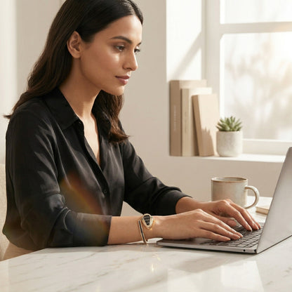 Black Bracelet Snake Watch Suitable for Medium Wrists