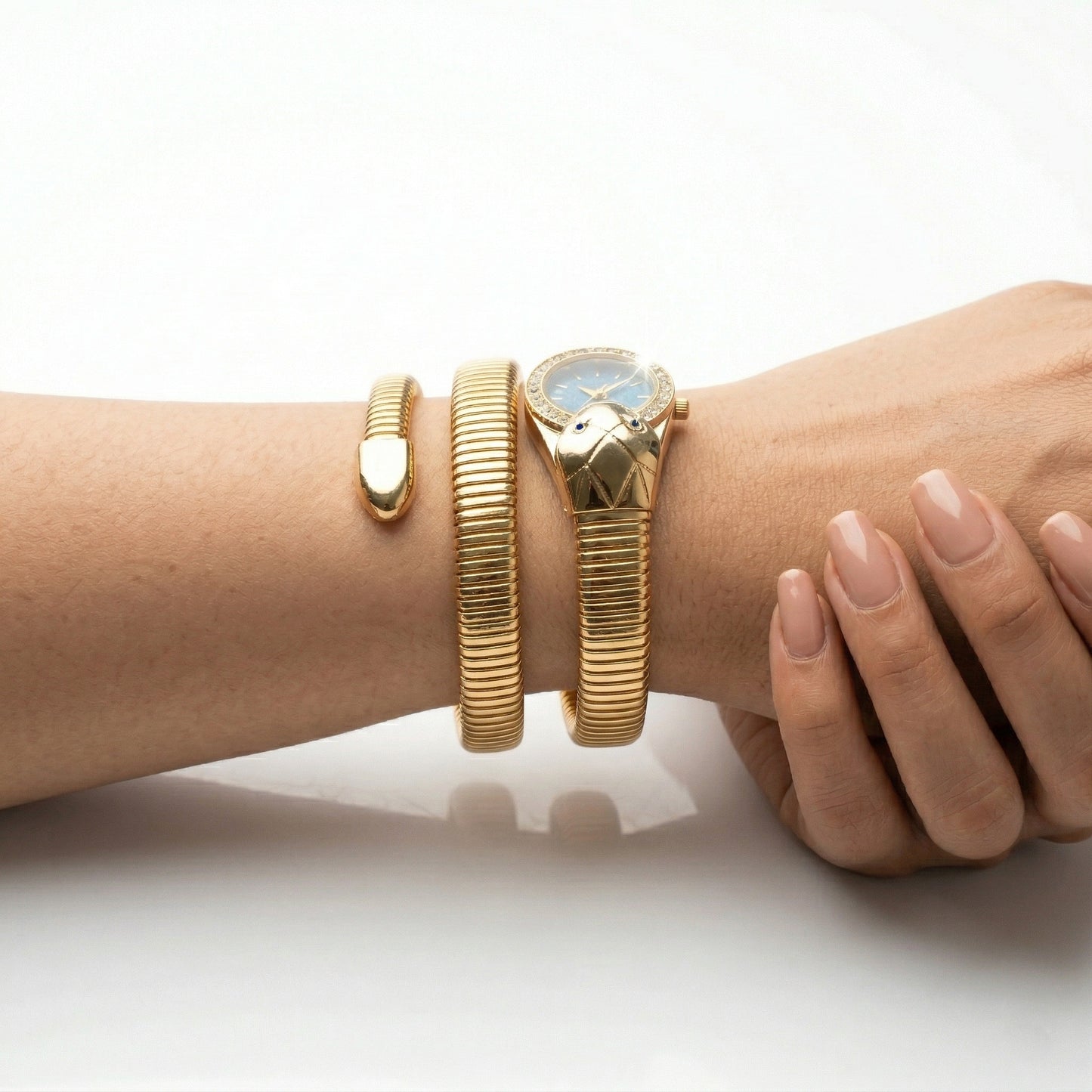 Serpenti Turquoise Dial Watch