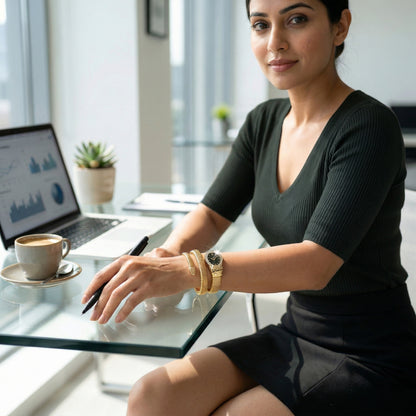 Serpenti Black Dial Watch