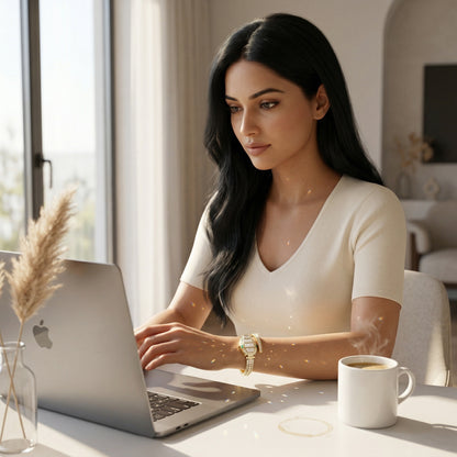 White Bracelet Snake Watch Suitable for Medium Wrists