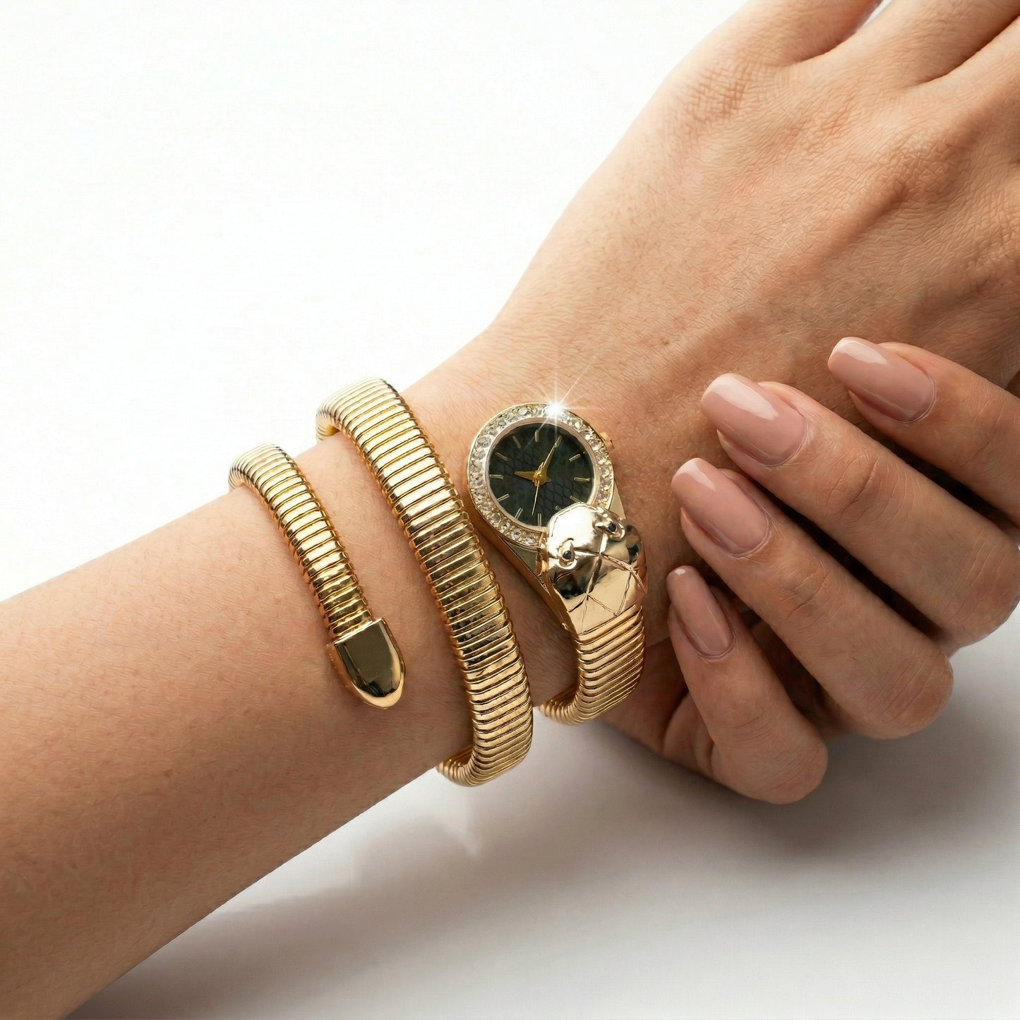 Serpenti Black Dial Watch