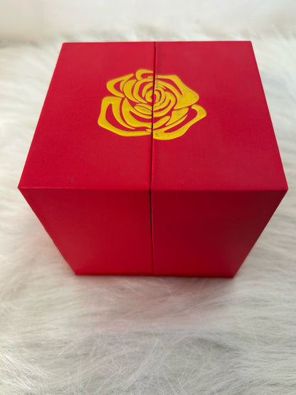 Magnetic Rose Pop up Box With Jewellery