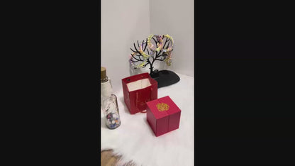 Magnetic Rose Pop up Box With Jewellery