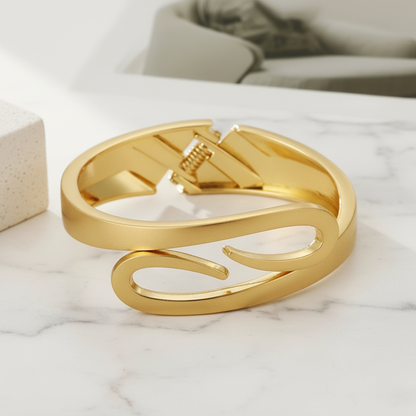 Gold Wave Bracelet