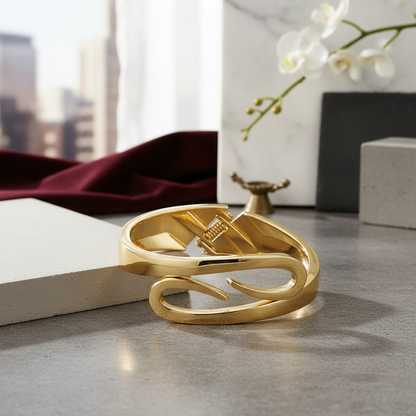 Gold Wave Bracelet