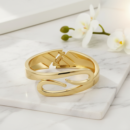 Gold Wave Bracelet