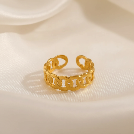 Gold Chain Ring