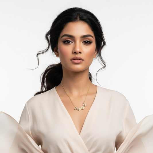 Convertible Heart Cluster Necklace